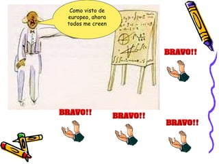 Como visto de europeo, ahora todos me creen 