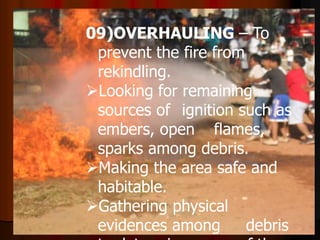 Part Ten Fire PRINCIPLE-OF-FIRE-FIGHTING-10-phases-of-fire | PDF