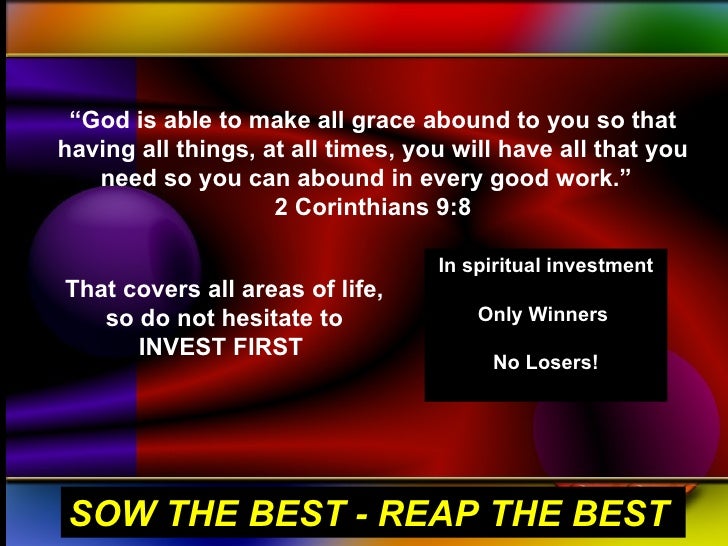 Principle Of Investment
