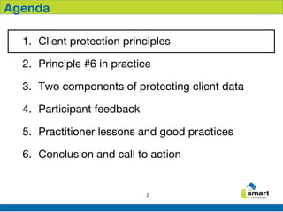 Principle #6 privacy of client data to post | PPT