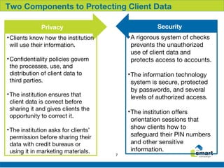 Principle #6 privacy of client data to post | PPT