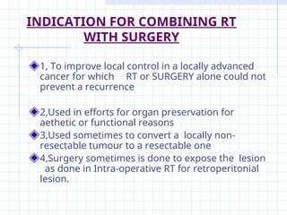 Linear Indication Rt Example PRINCIPLE AND PRACTICE OF RADIOTHERAPY .ppt