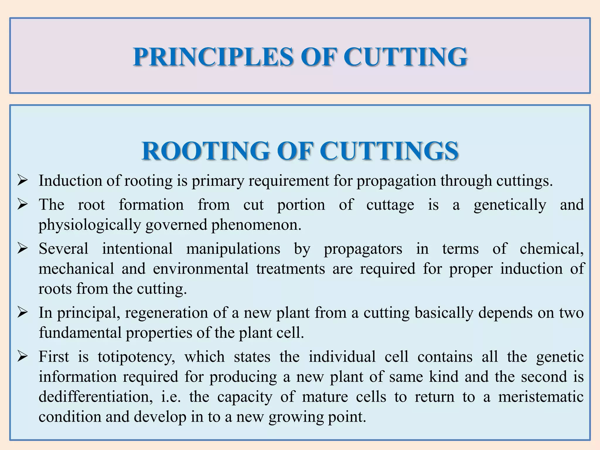 Principle & different method of cutting & layering] | PPTX