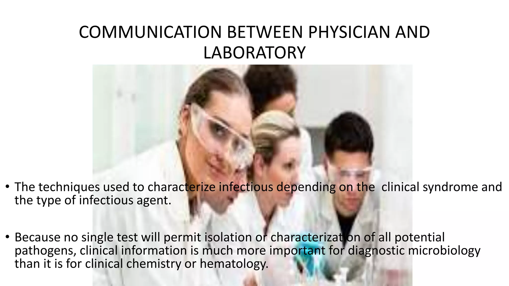 Principle laboratory diagnosis of infectious diseases | PPTX