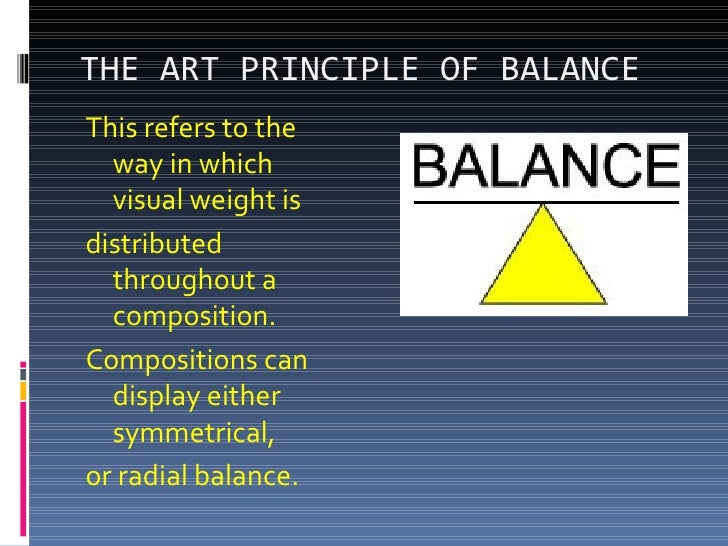 Principle of arts