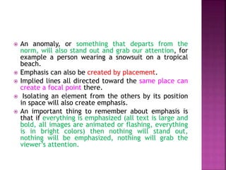 Principle of design | PPTX