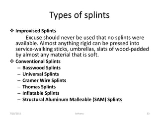 Principle of fracture managment | PPTX