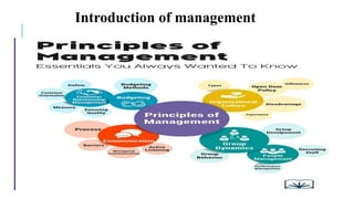 Introduction of management
 