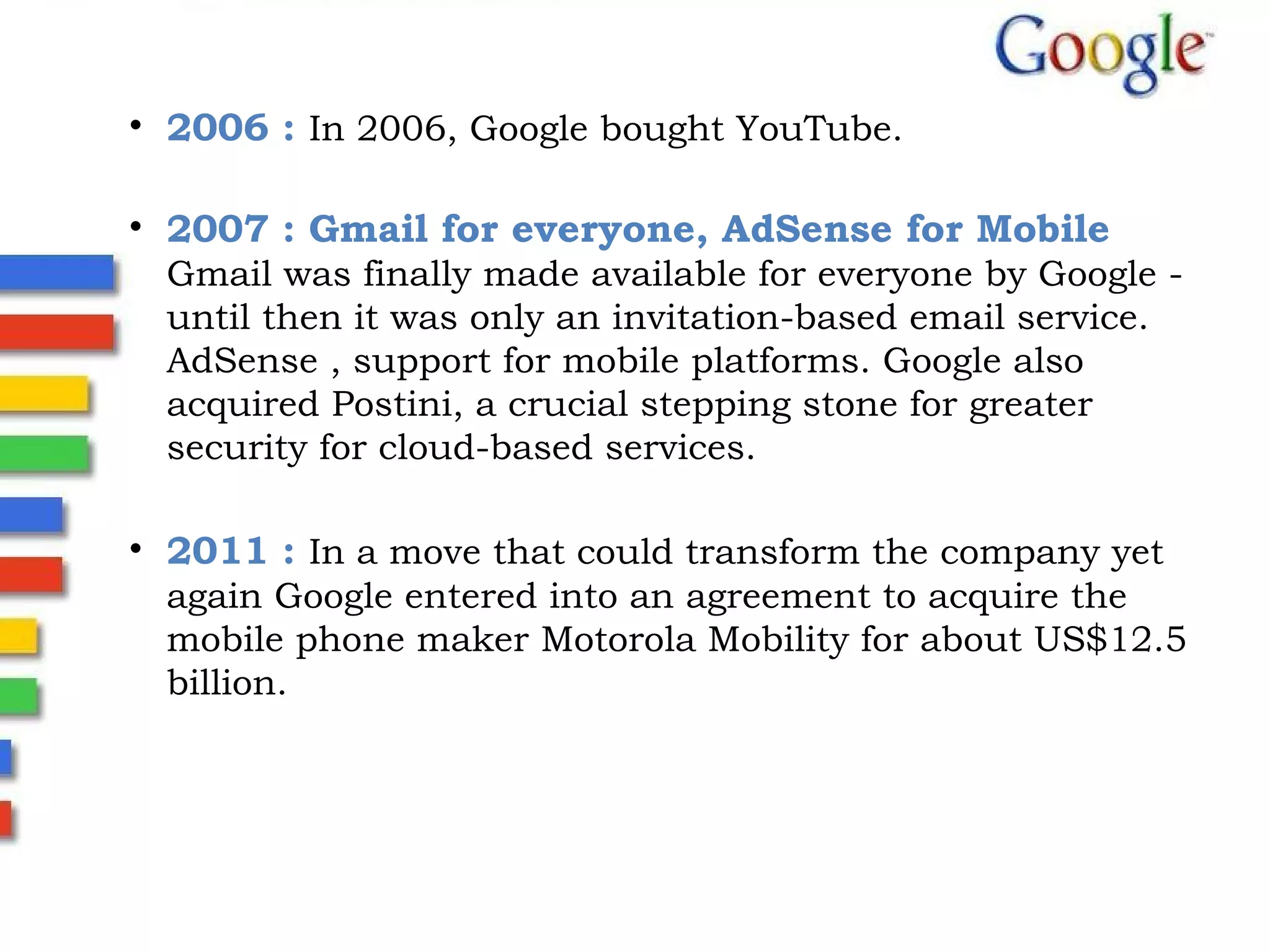 Google - Principle of Management (POM) | PPT