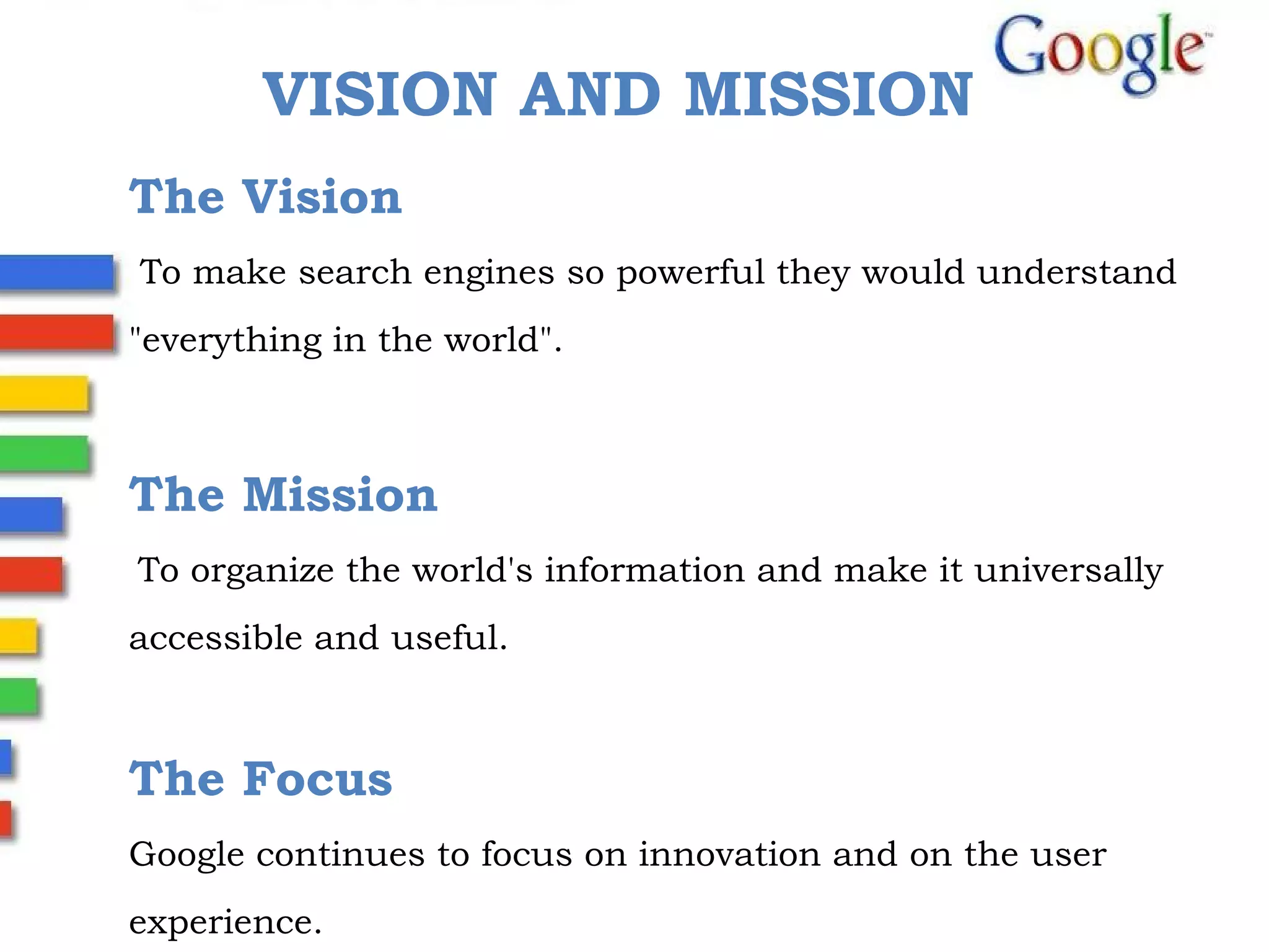 Google - Principle of Management (POM) | PPT