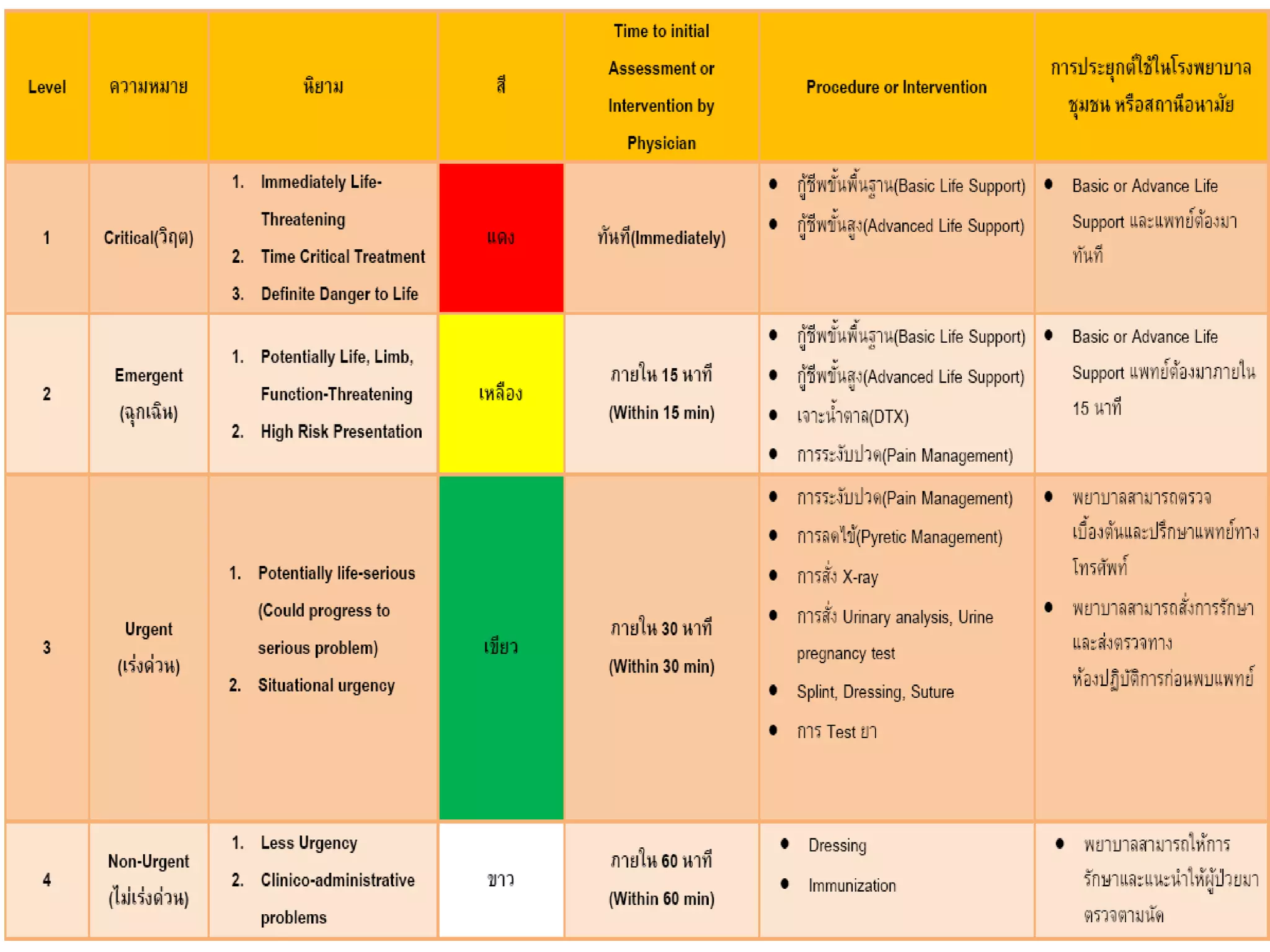 Principle Of Prachinburi Triage Scale(Pts) | PDF