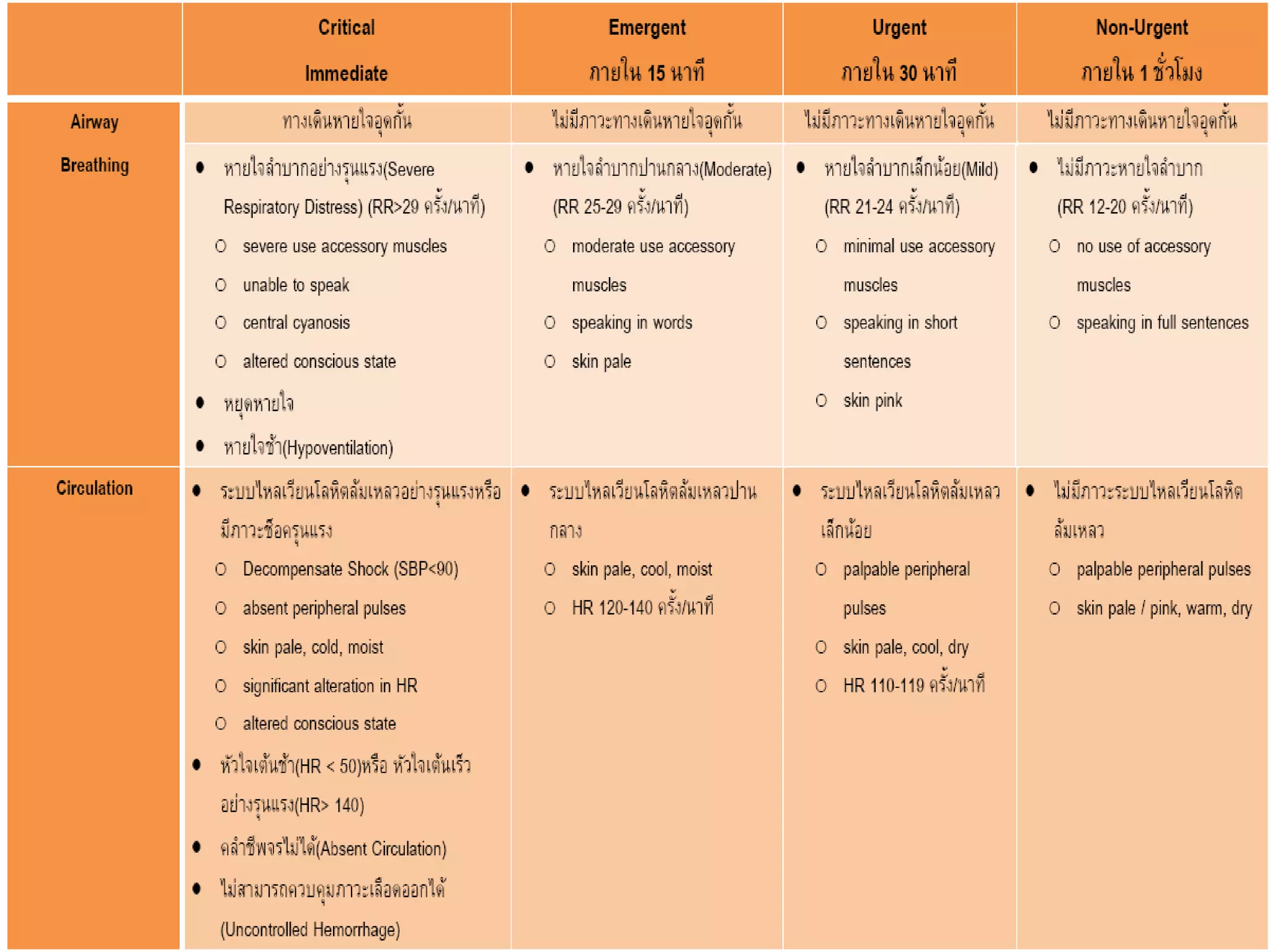 Principle Of Prachinburi Triage Scale(Pts) | PDF