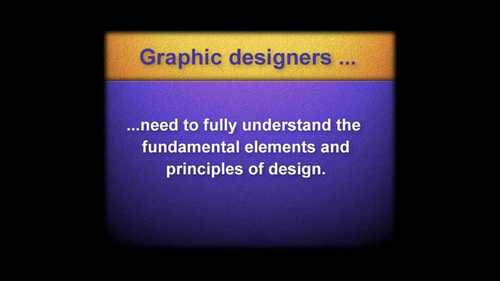 Basic Principles of Design