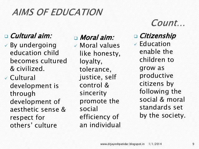 moral aim thesis