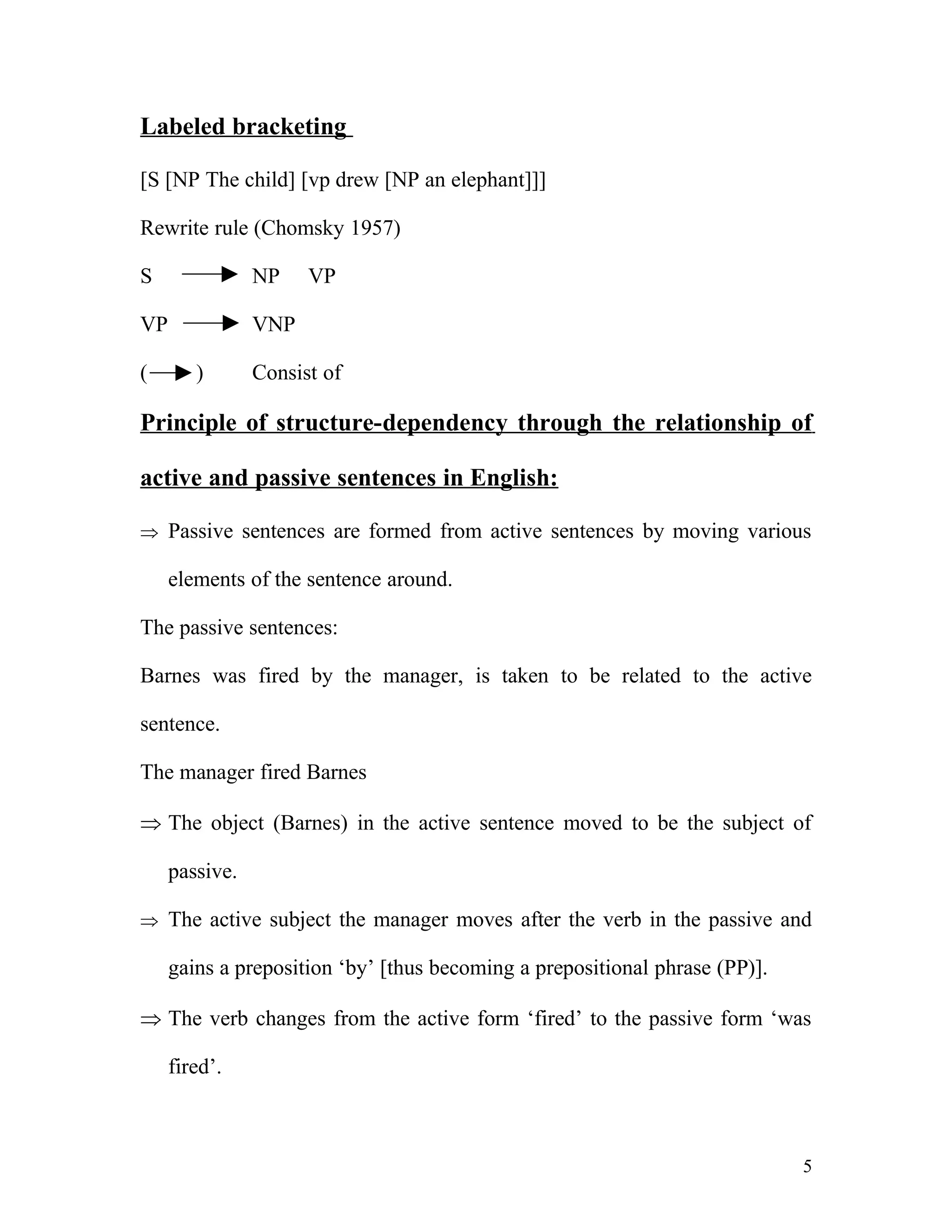 Principles And Parameter Of Universal Grammar
