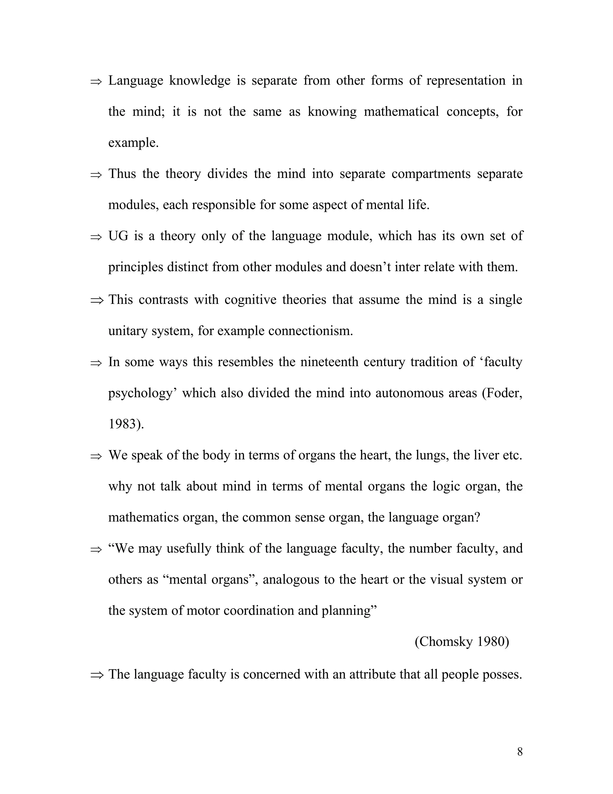 Principles And Parameter Of Universal Grammar