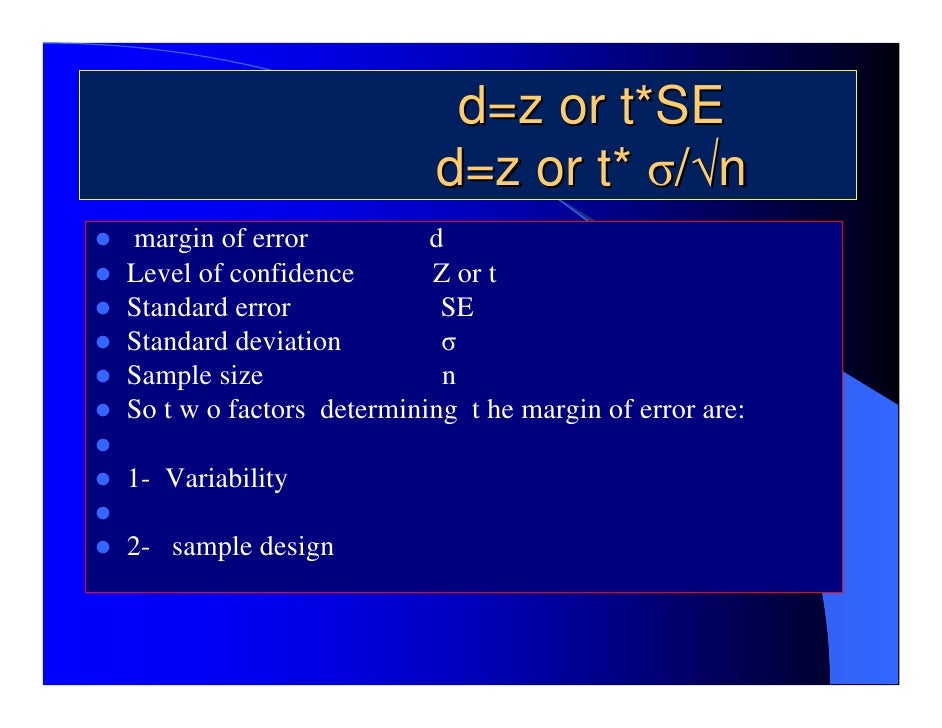 Statistical Analysis Steps