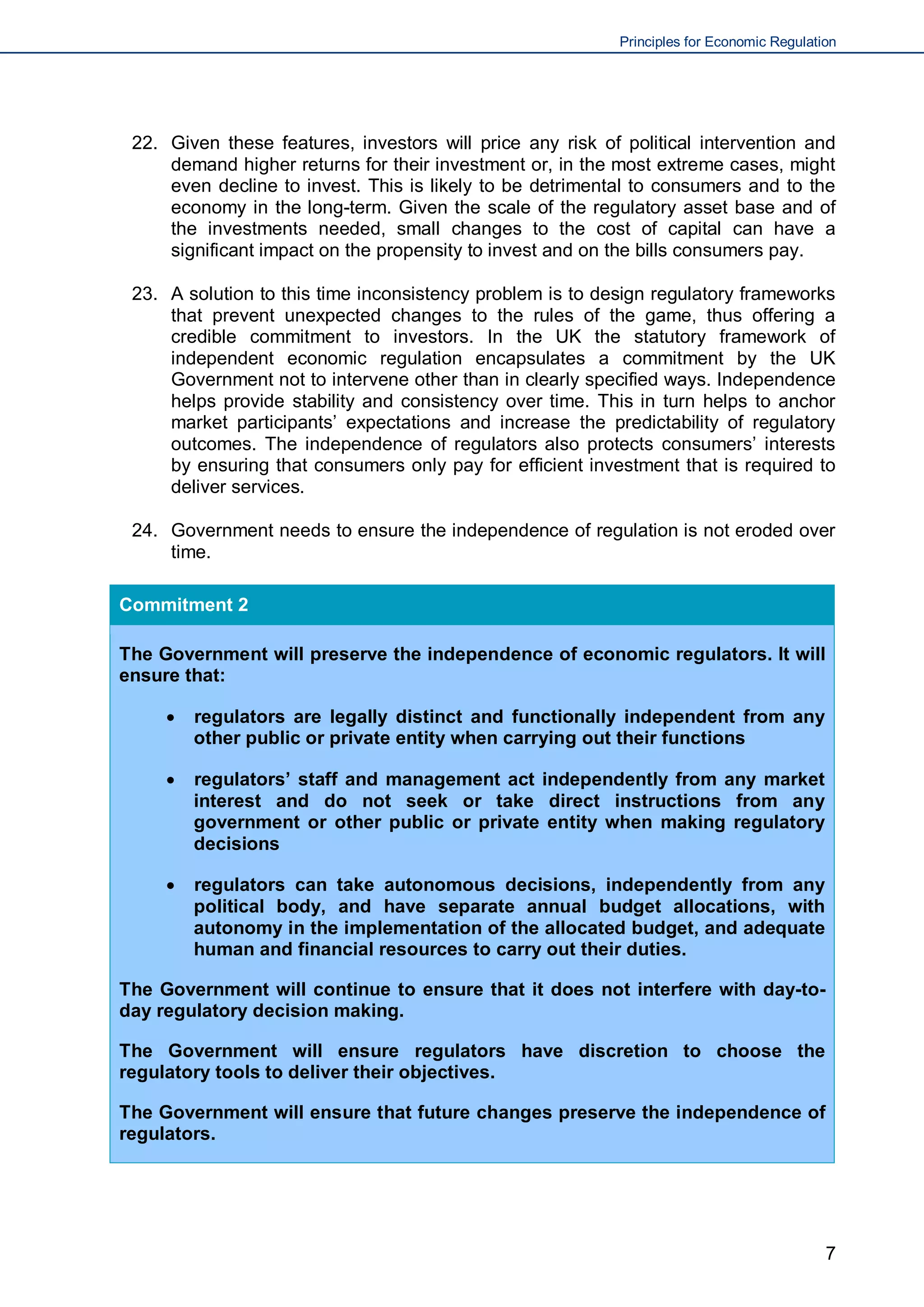 Principles for-economic-regulation | PDF