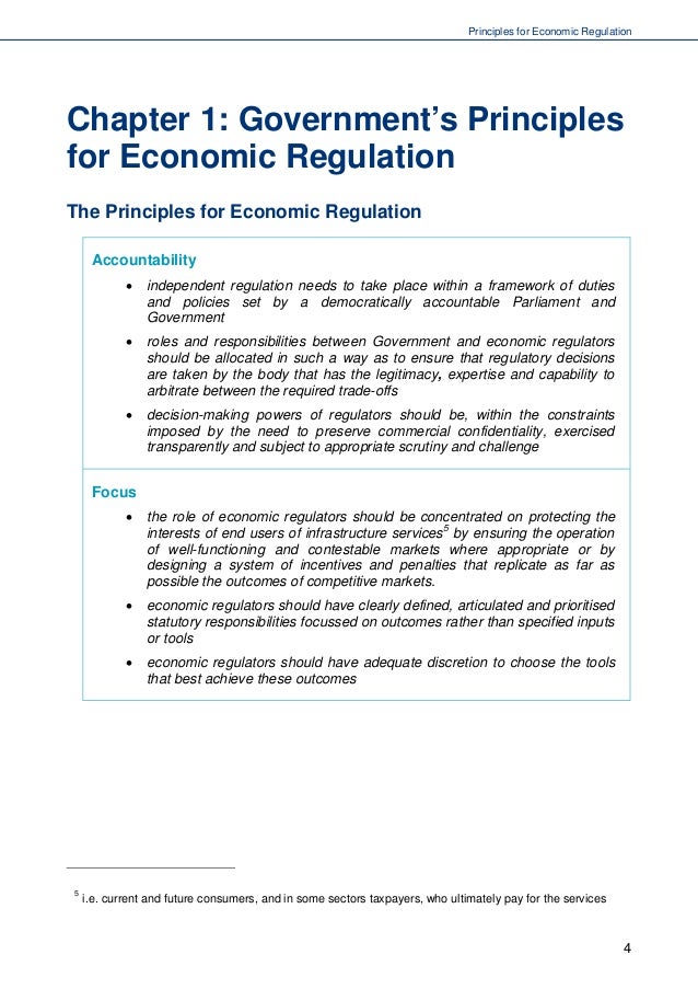 Principles foreconomicregulation