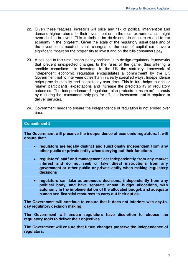 Principles foreconomicregulation