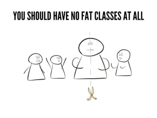 YOU SHOULD HAVE NO FAT CLASSES AT ALL
 