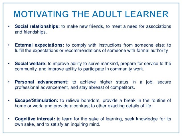 adult learners barriers adult learners barriers