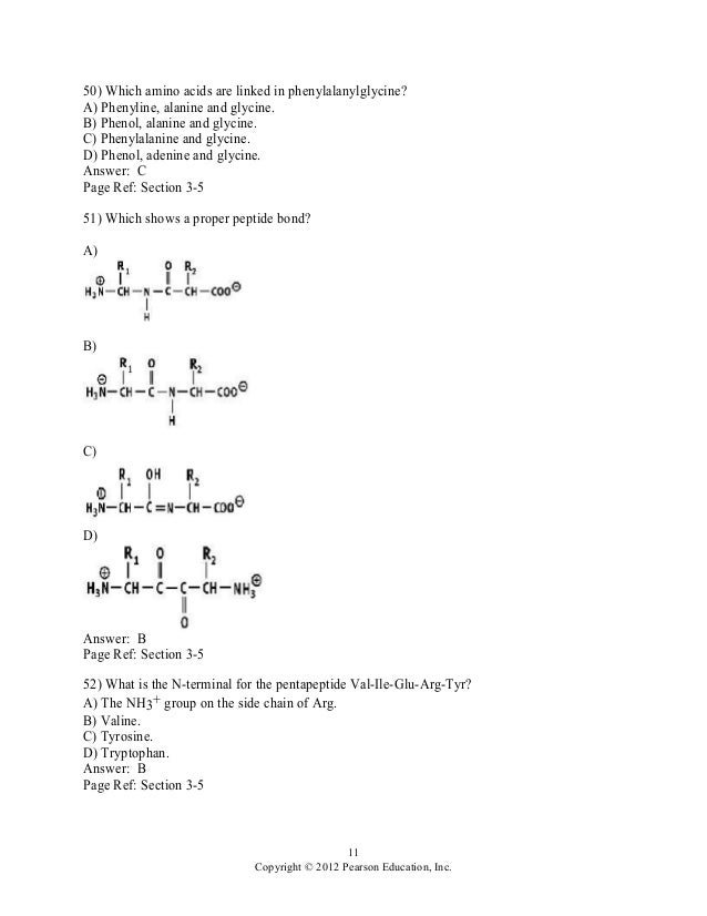 Principles Of Biochemistry 5th Edition Moran Test Bank