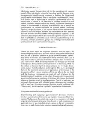 Principles Of Critical Discourse Analysis