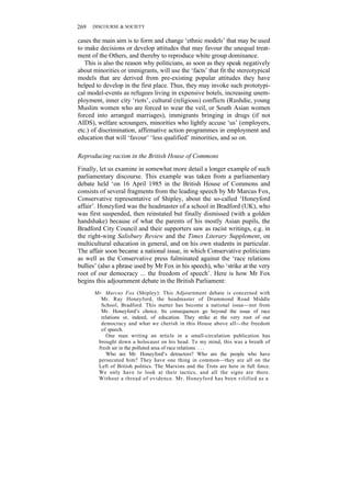 Principles Of Critical Discourse Analysis