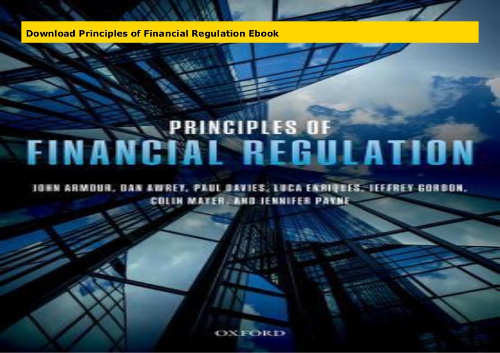 Download Principles of Financial Regulation Ebook