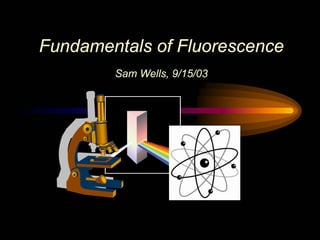 Fundamentals of Fluorescence
Sam Wells, 9/15/03
 