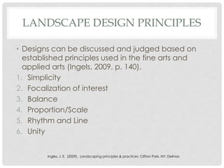 principles-of-landscape-design seven principles of landscape | PDF