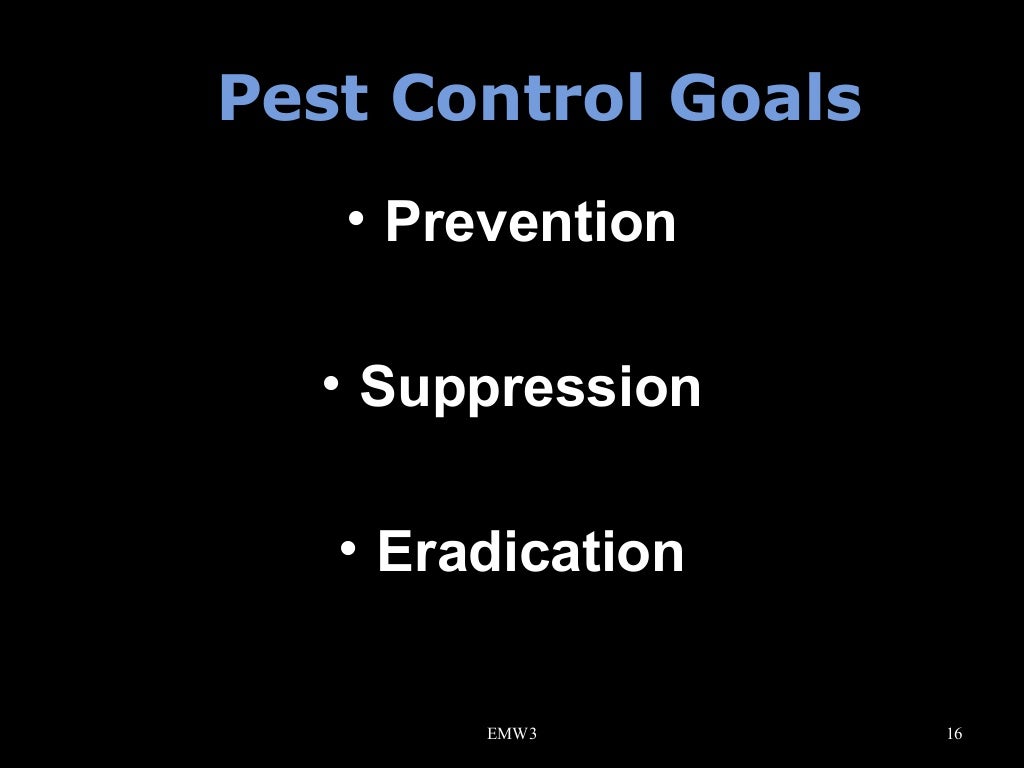 Principles ofpestcontrol