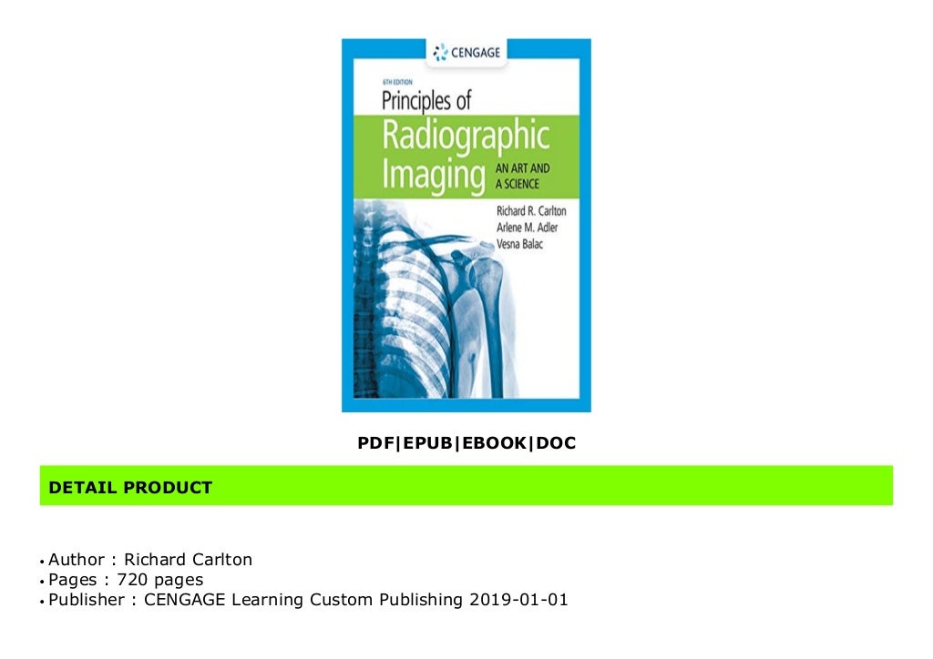 [Doc] Principles of Radiographic Imaging An Art and A Science