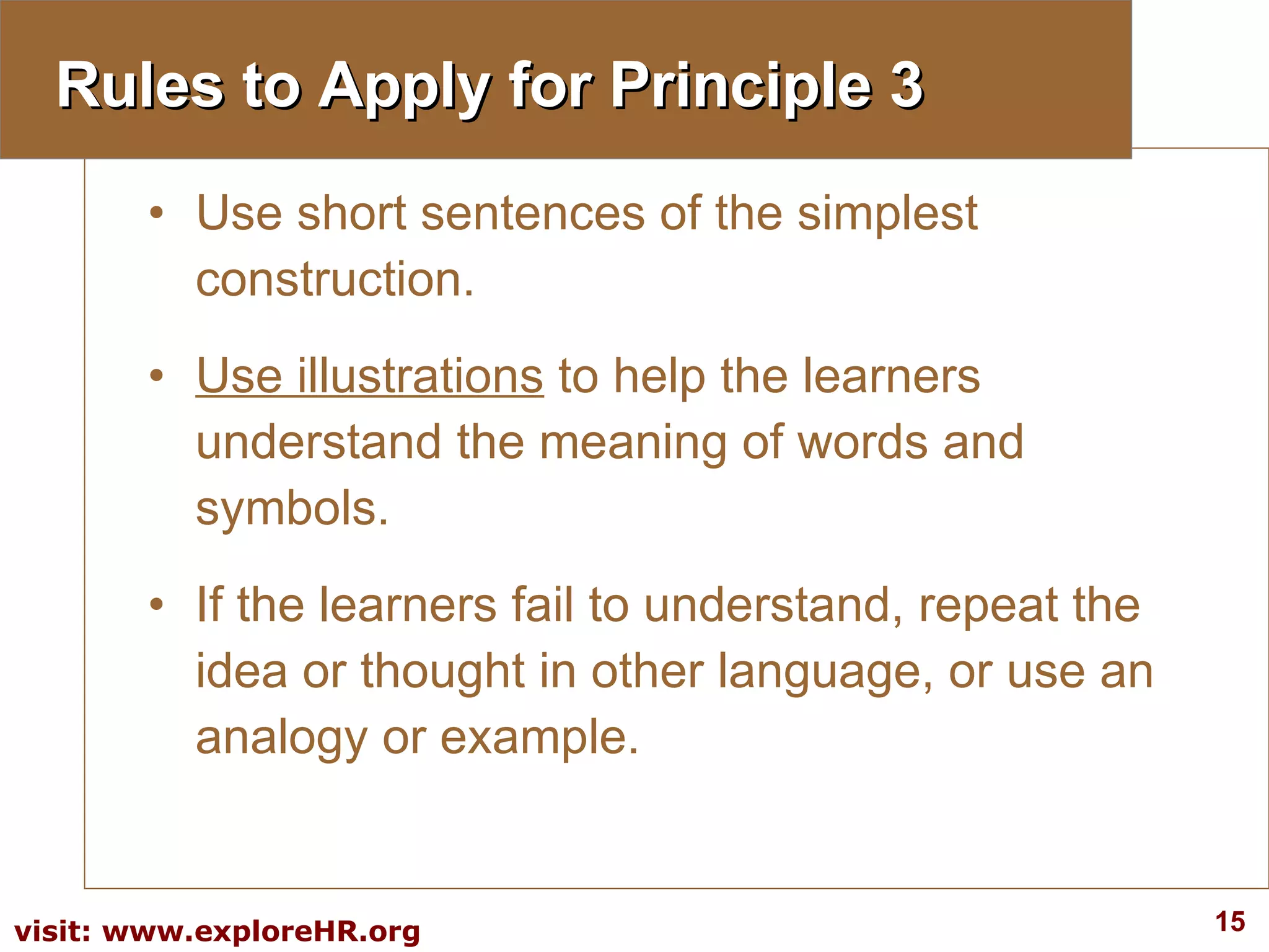 Principles Of Training | PPT