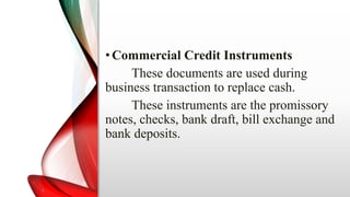 investment credit instrument-principle of money credit and banking .pptx