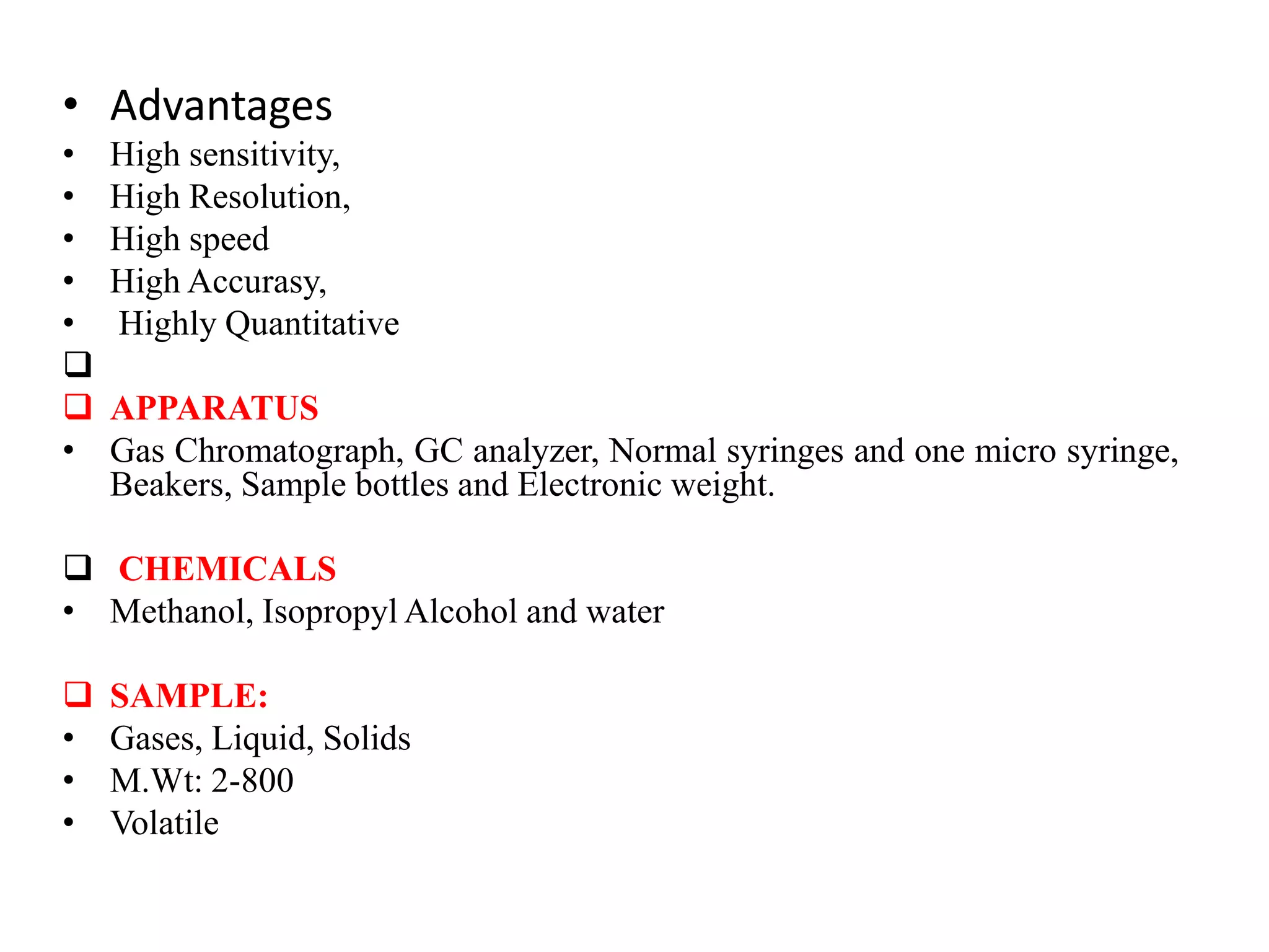 Principles and application of chromatography | PPTX