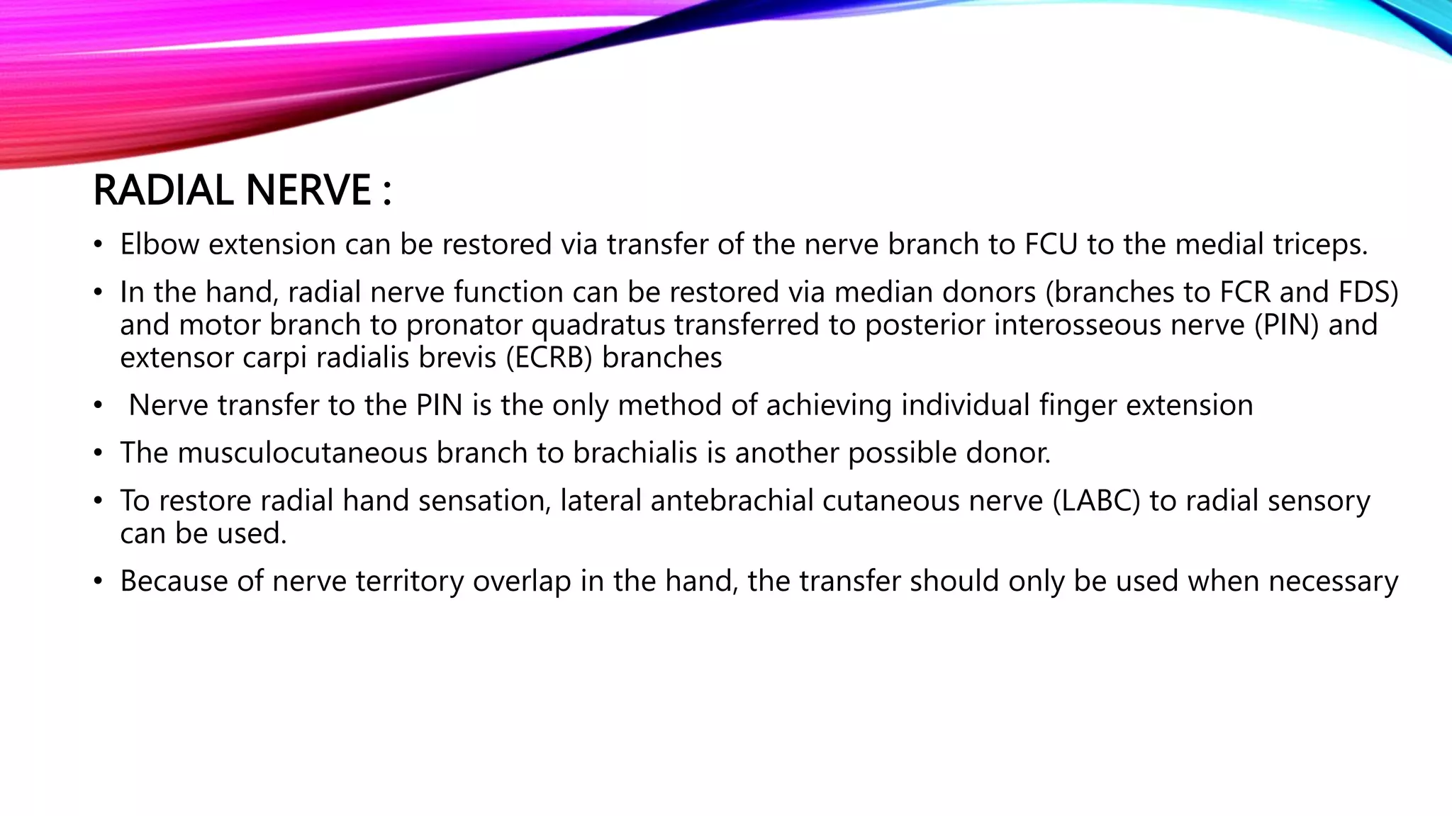 Principles and applications of Nerve transfer by Maheen Fatima.pptx