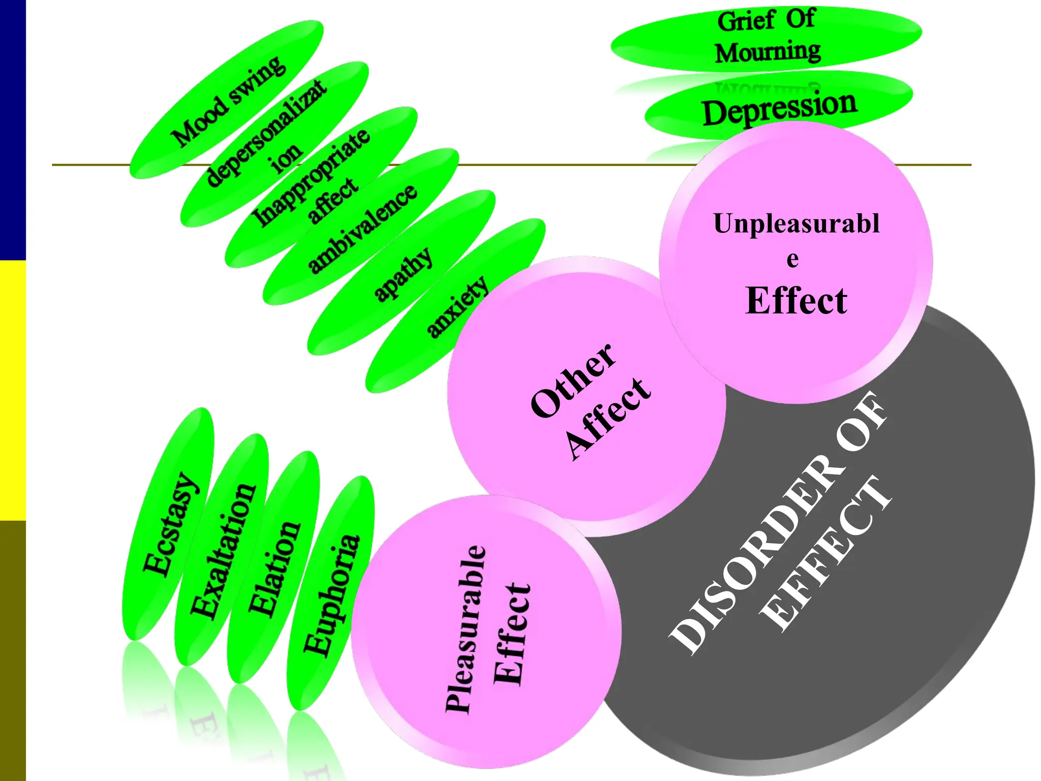 D
I
S
O
R
D
E
R
O
F
E
F
F
E
C
T
O
ther
Affect
Unpleasurabl
e
Effect
 
