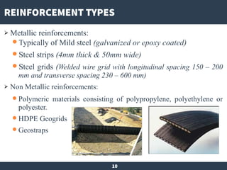 Principles and design concepts of reinforced soil walls | PDF
