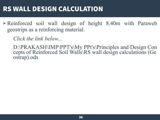 Principles and design concepts of reinforced soil walls | PDF | Home ...