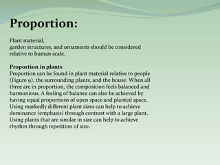 Principles and elements of landscape design | PPTX