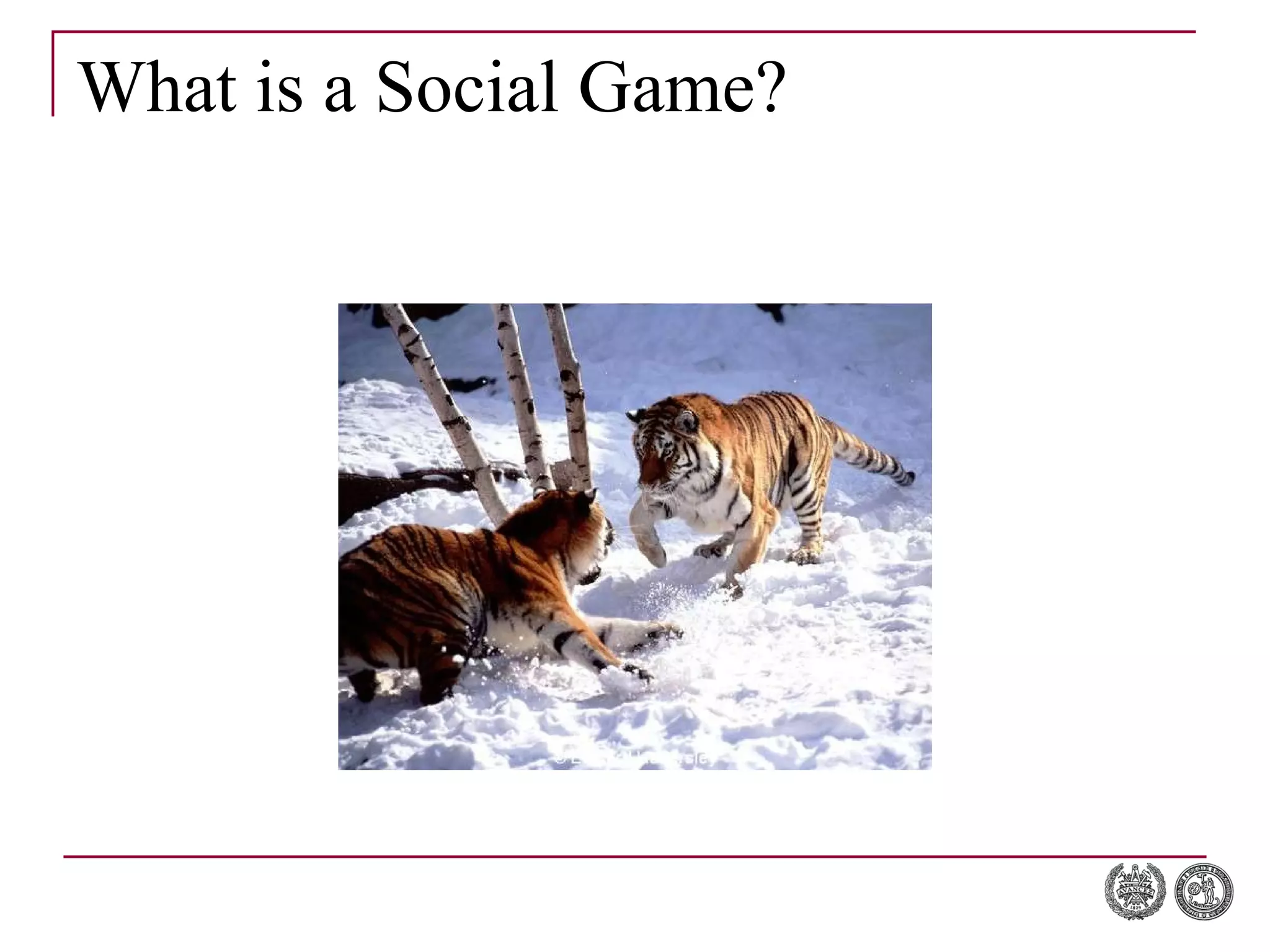 What is a Social Game? 