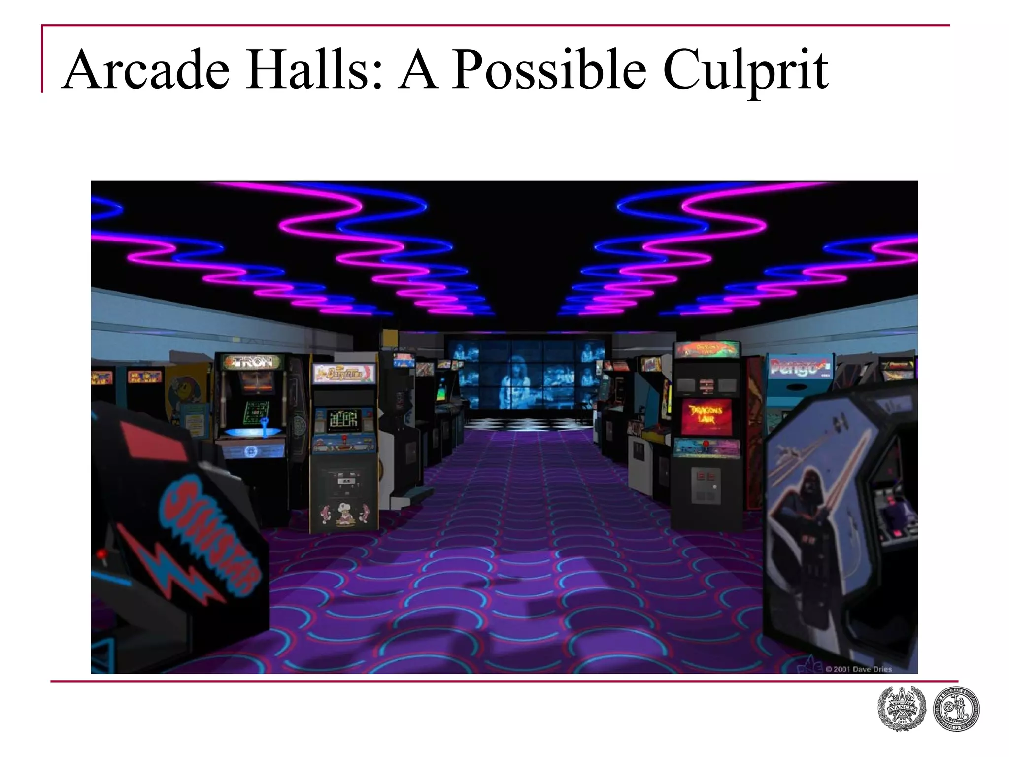 Arcade Halls: A Possible Culprit 