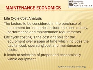 Principles and practices of maintenance planning | PDF