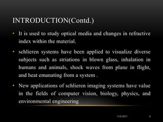 Principles and techniques of schlieren imagingsystems | PPTX