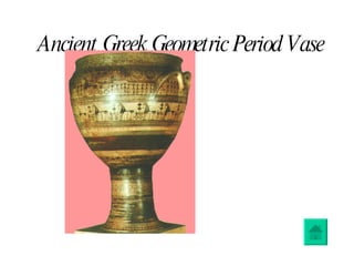 Ancient Greek Geometric Period Vase 