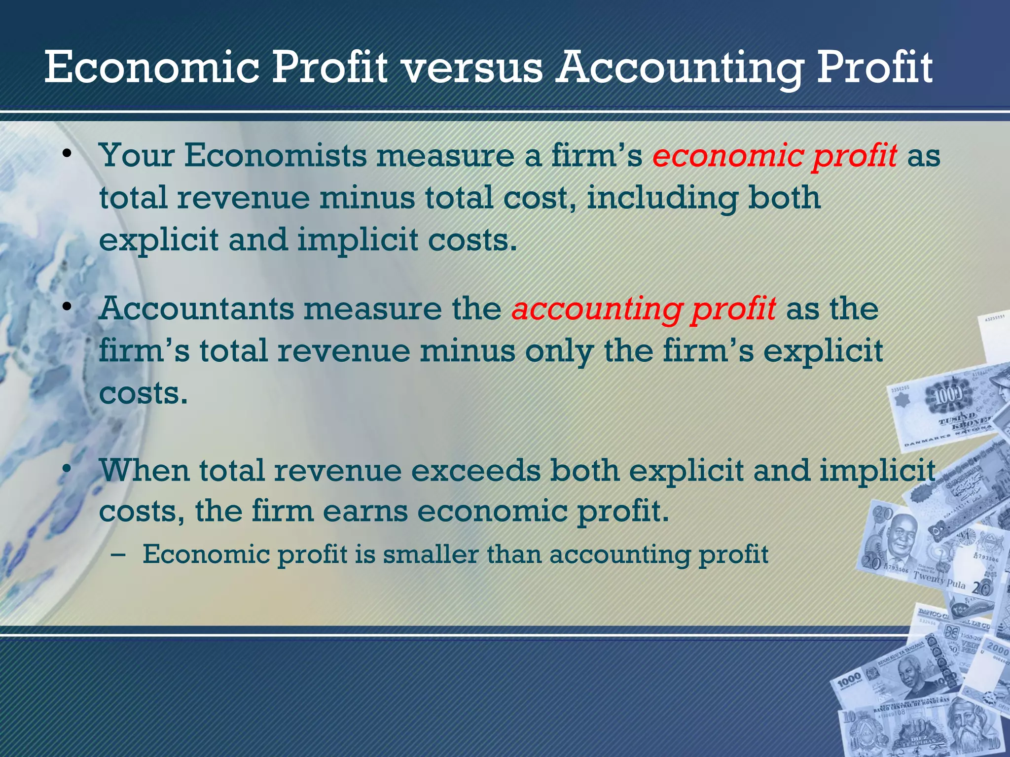 Principles economics cost of production | PPT