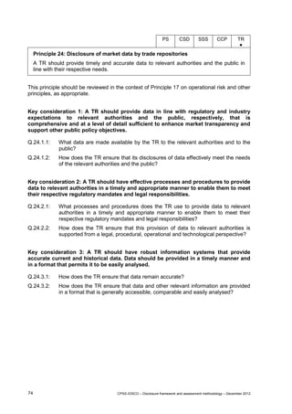 Isoco Principles Principles financialmarketinfrastructuresframeworkandmethodology | PDF