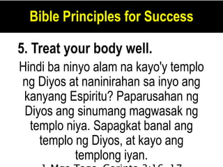 Life Principles for Success | PPTX